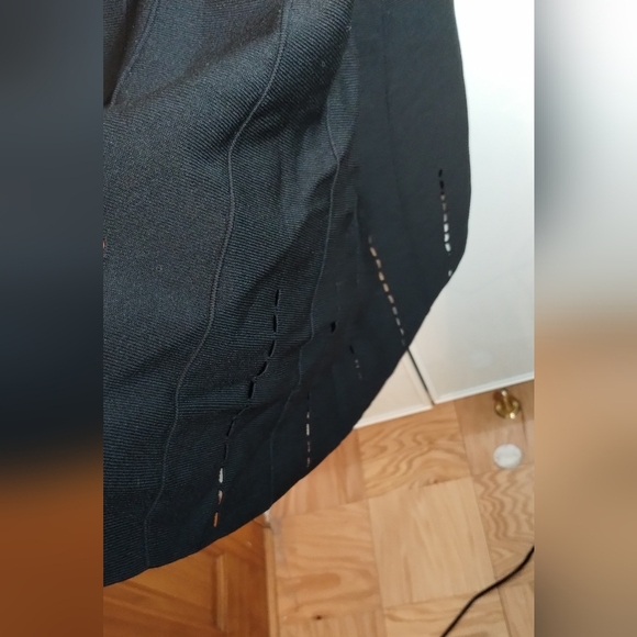 Sandro Midi A-line Black Stretchy Knitted Dress Sz M Excellent Condition - Picture 8 of 14